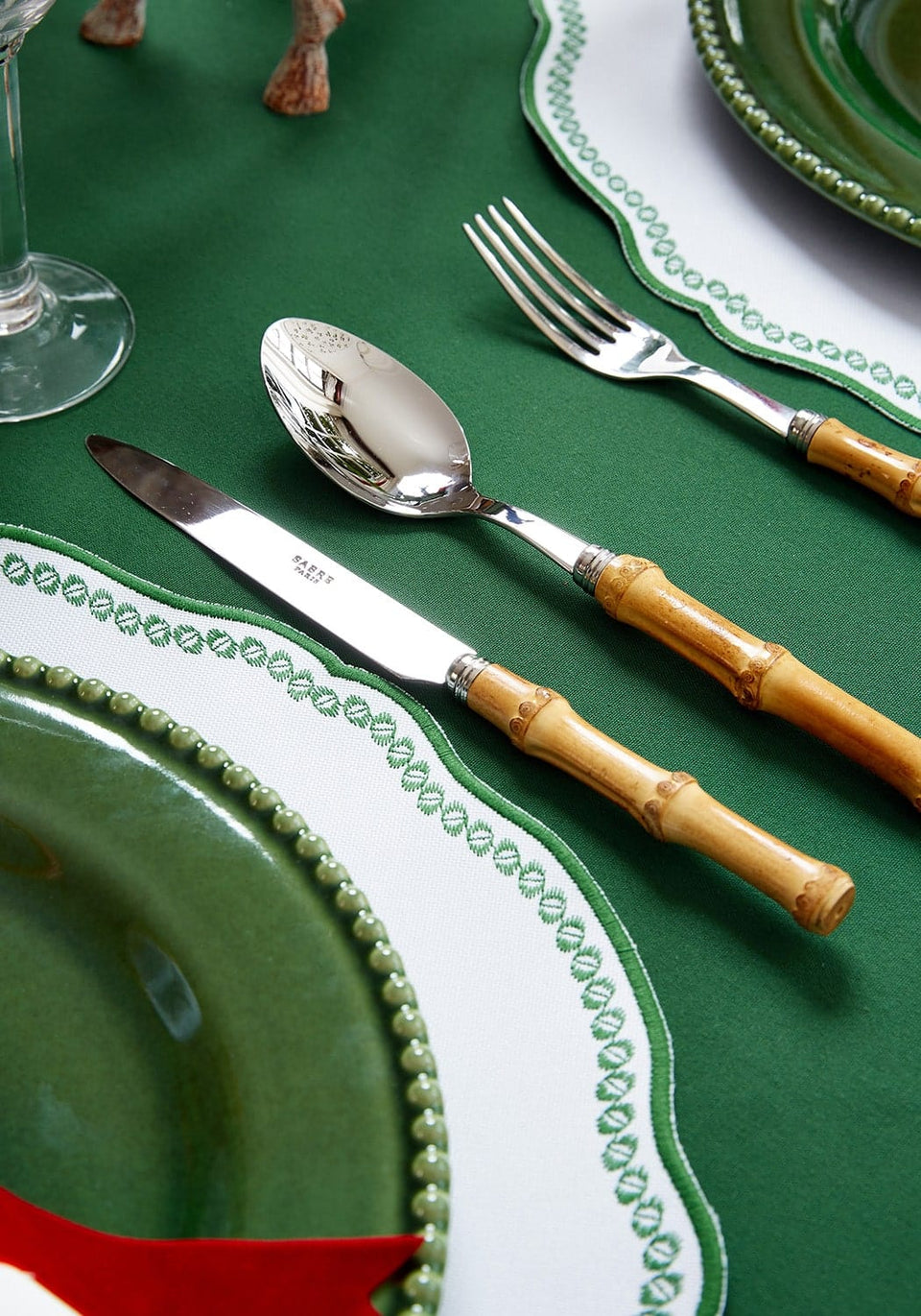 4 - Piece Picnic on Lake Anju Bamboo Cutlery Set - Casa by Josephine Jenno