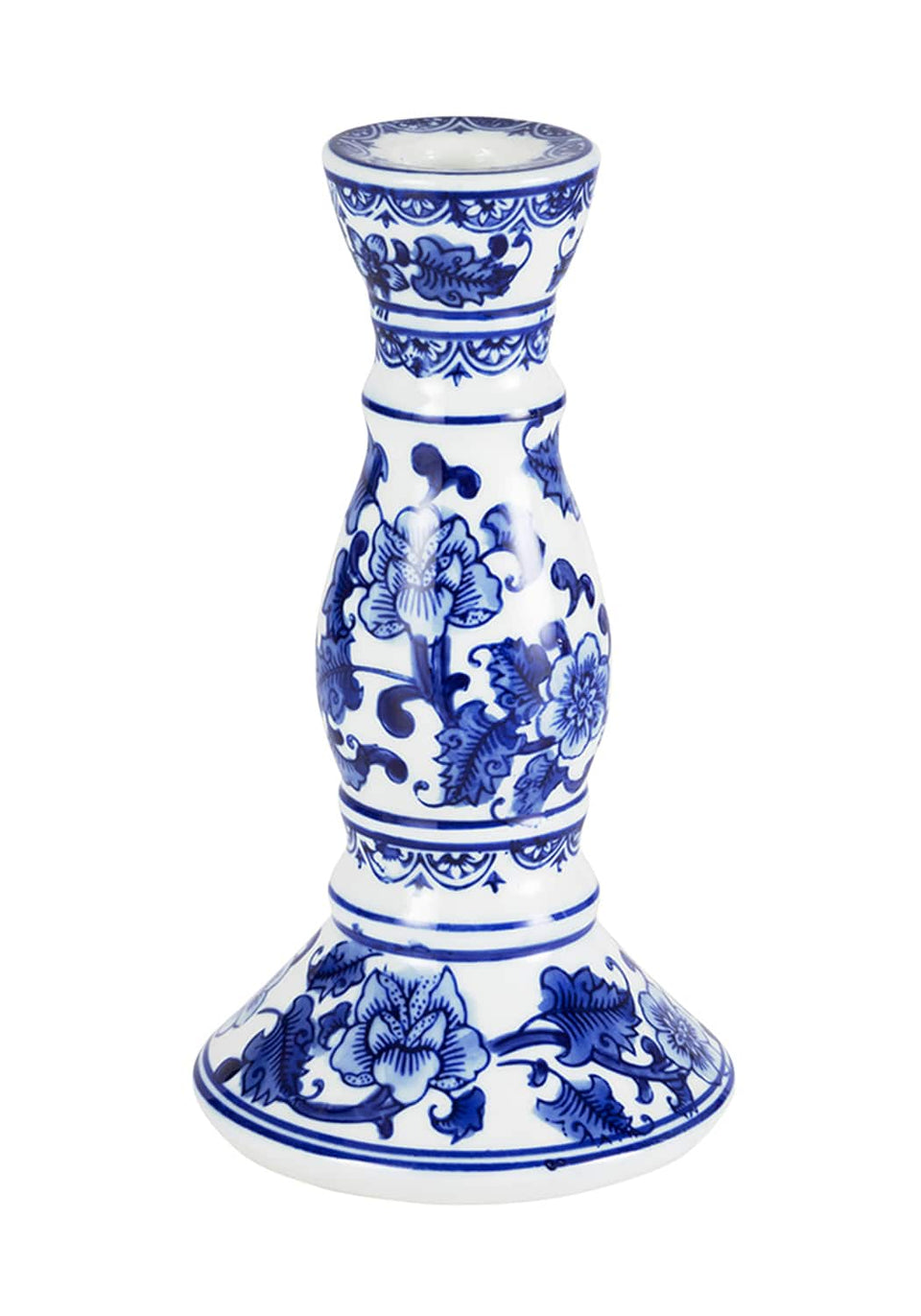 Anna Blue Delft Candle Holder Medium - Set of 2 - Casa by Josephine Jenno