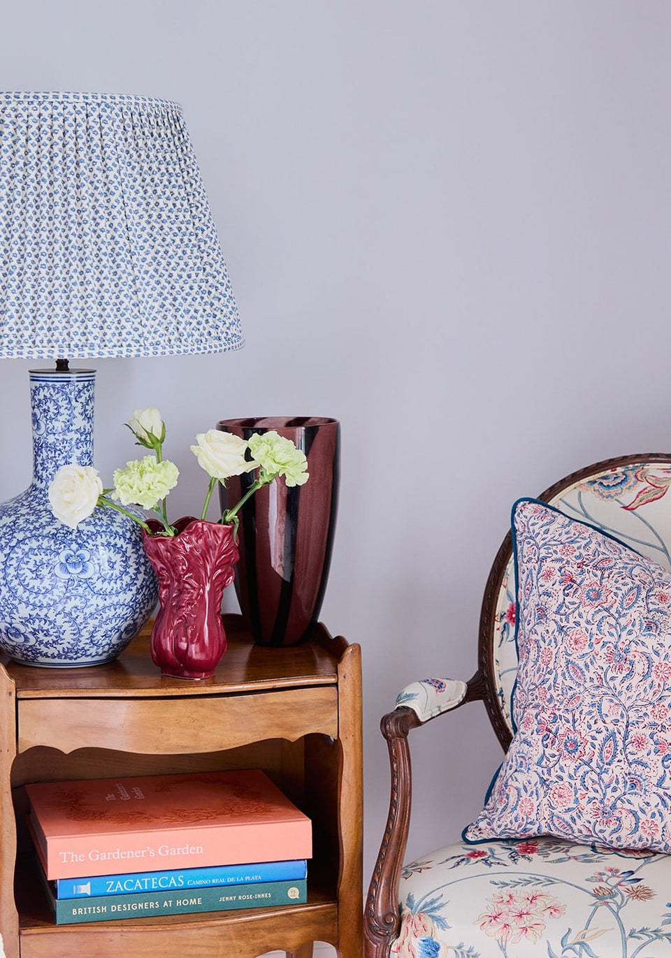 Antonia Twilight Floral Cushion Cover - Casa by Josephine Jenno