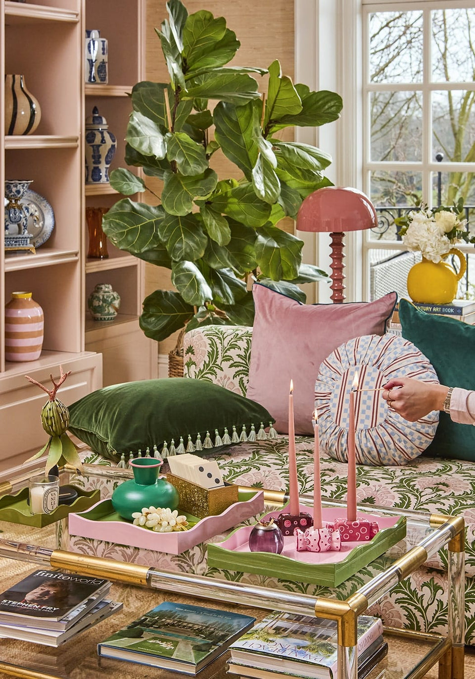 Blush Meridian Cushion Cover - Casa by Josephine Jenno