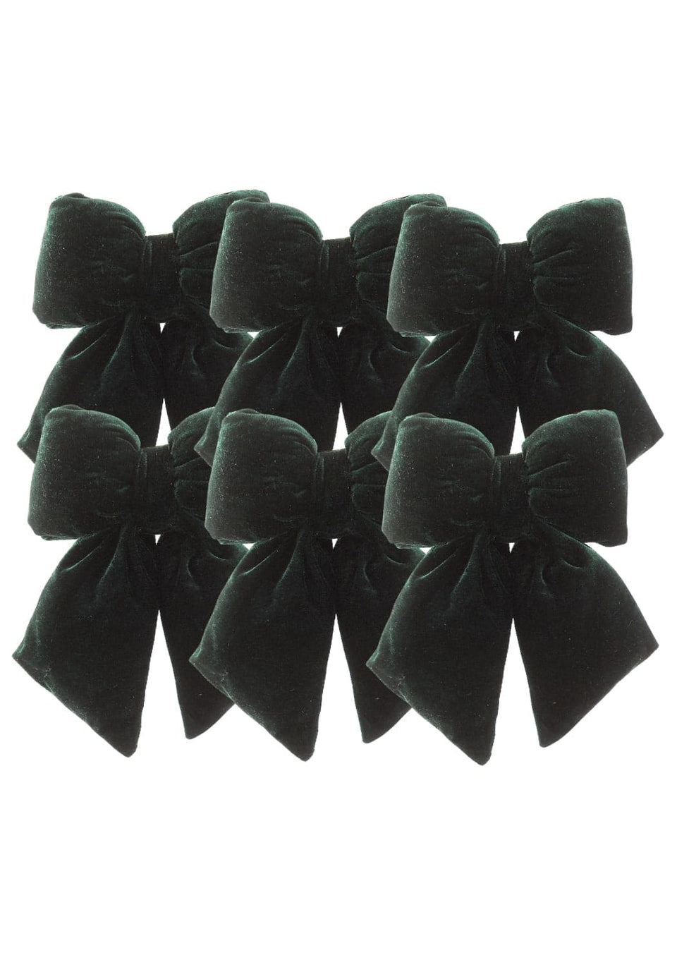 Velvet Classic: Green Bow Tie Ornament