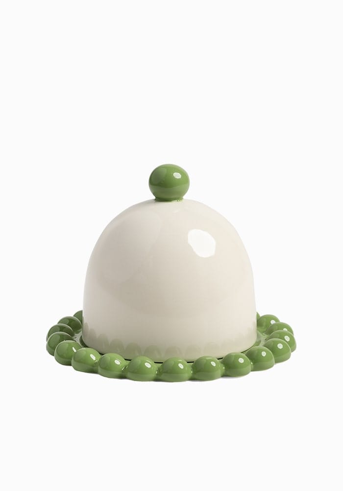 Pearl Butter dish Green