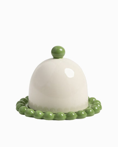 Pearl Butter dish Green