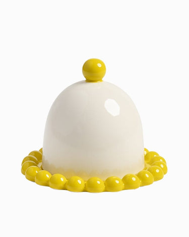 Pearl Butter dish Yellow