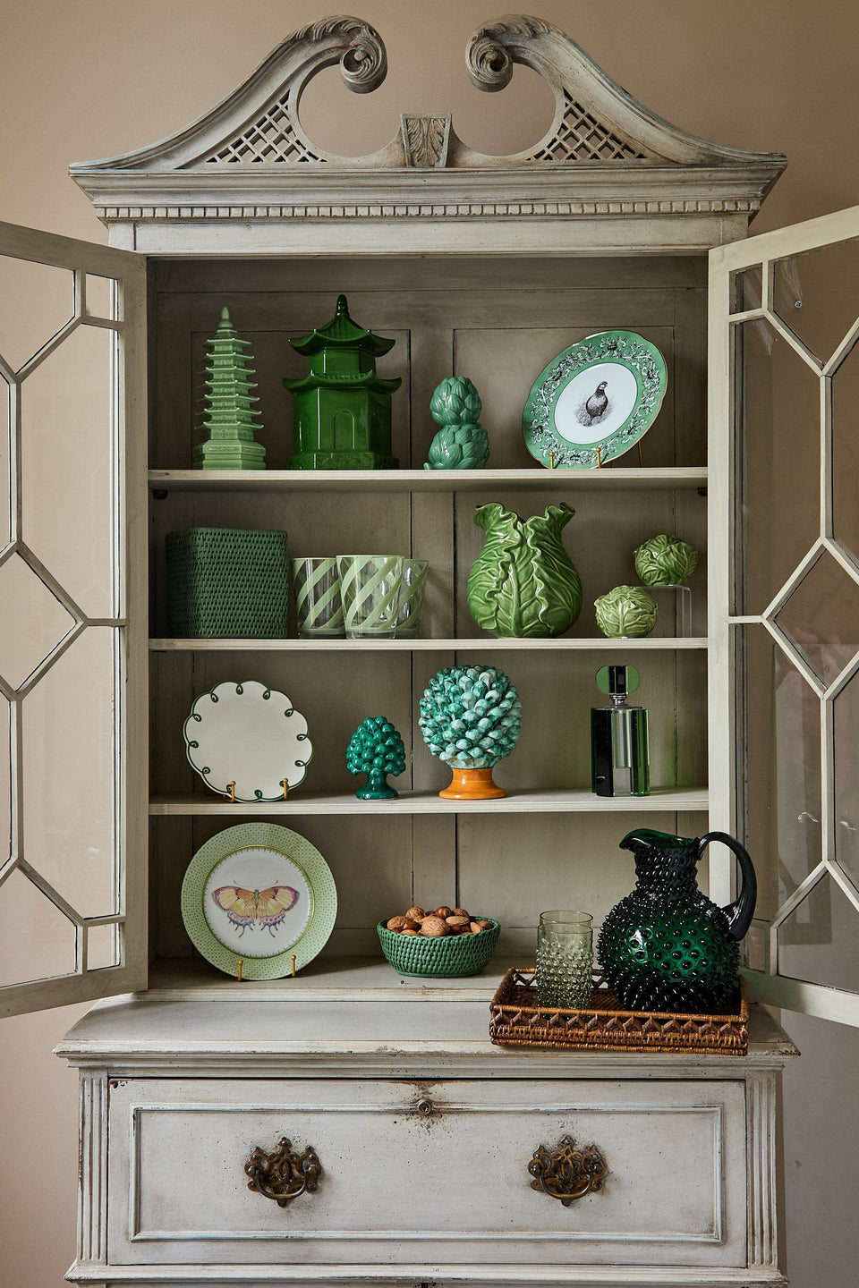 Candles Holders Green Cabbage Candle Holder