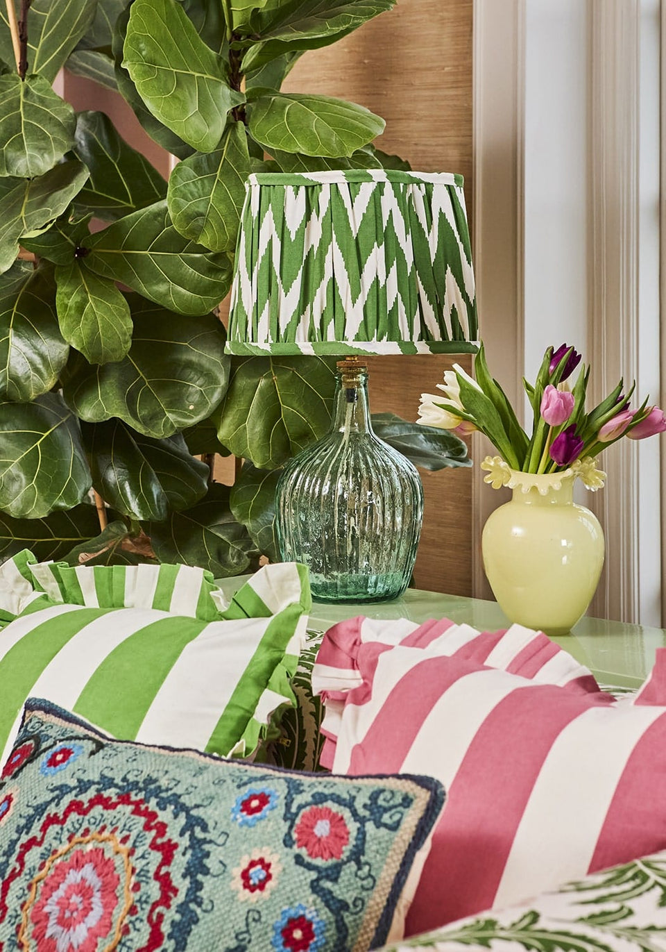 Charlotte Pleated Shade - Garden - Casa by Josephine Jenno