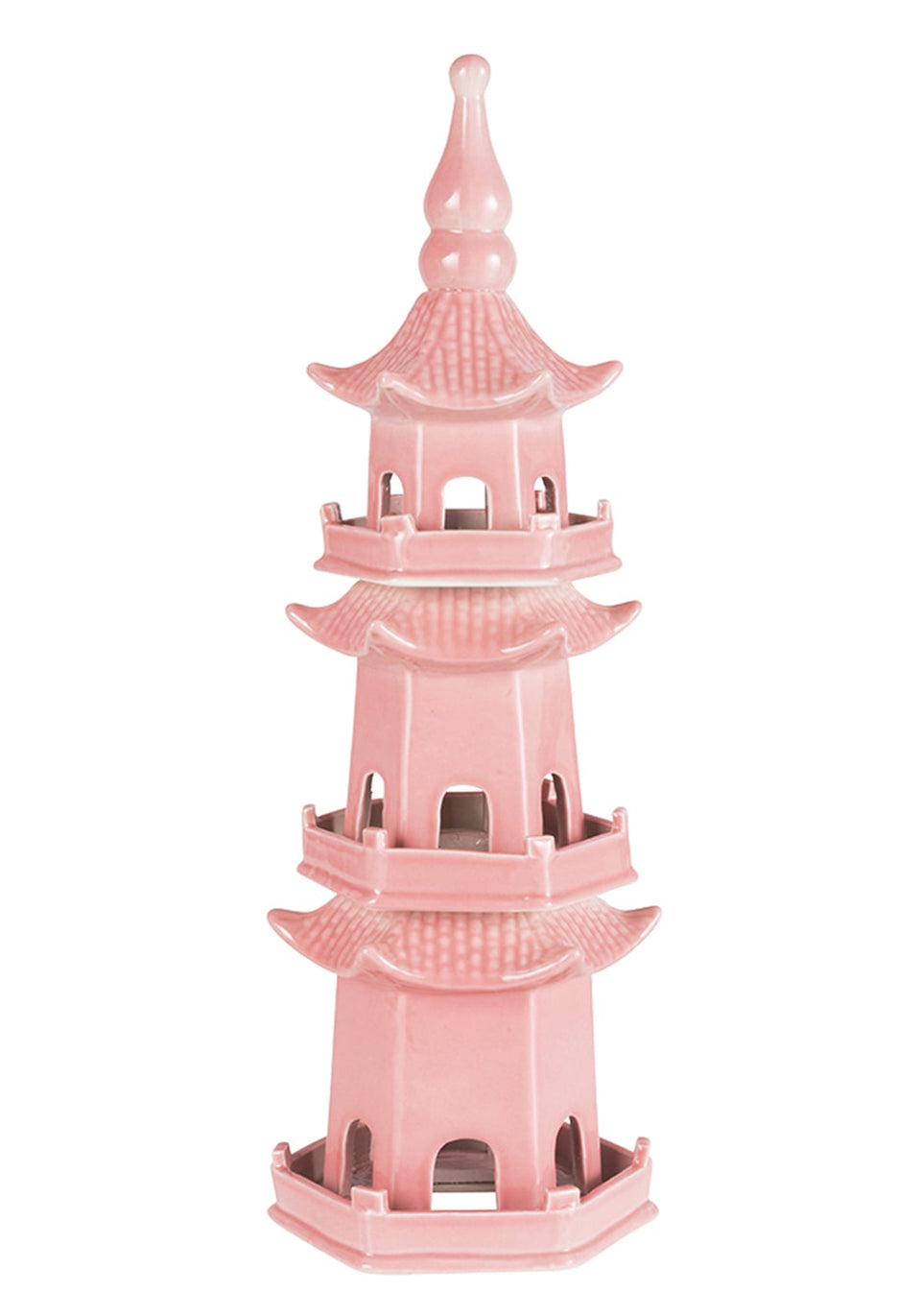 Chinoiserie Rose Pagoda in Blush Pink - Casa by Josephine Jenno