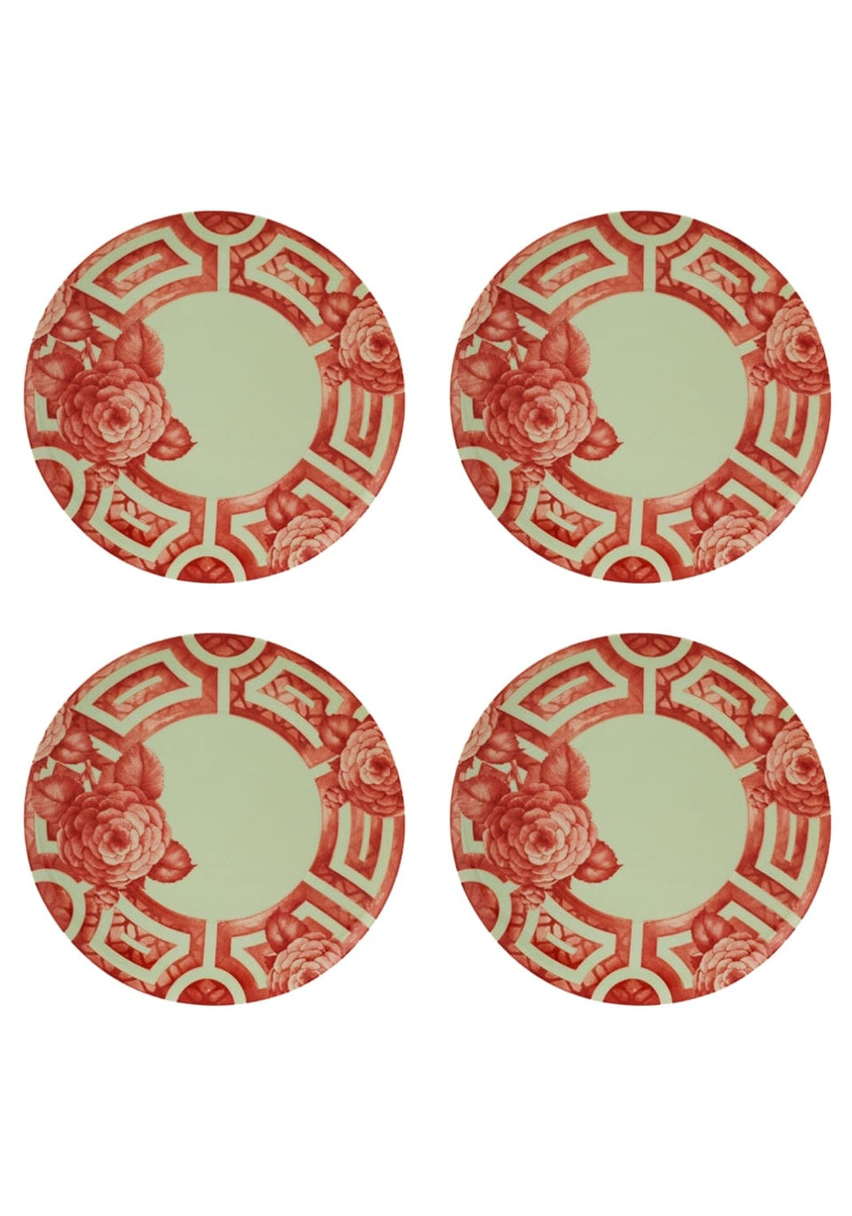 Chloe's Cheeky Chinoise Dessert Plate - Set of 4 - Casa by Josephine Jenno