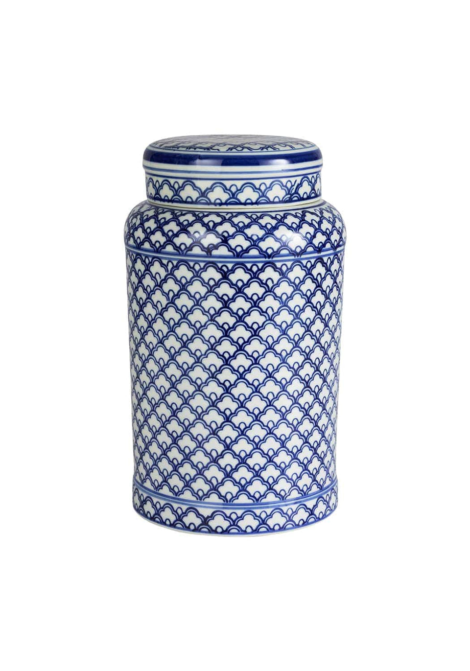 Cobalt Trellis Canister Big - Casa by Josephine Jenno