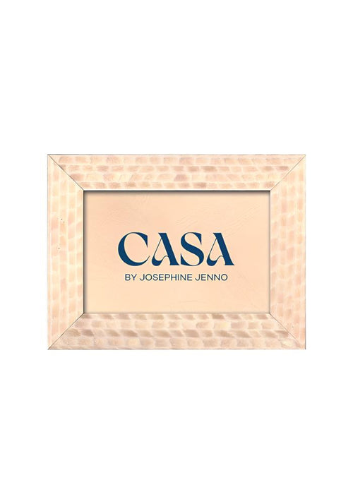 Cream and Beige Patterned Photo Frame 7x5