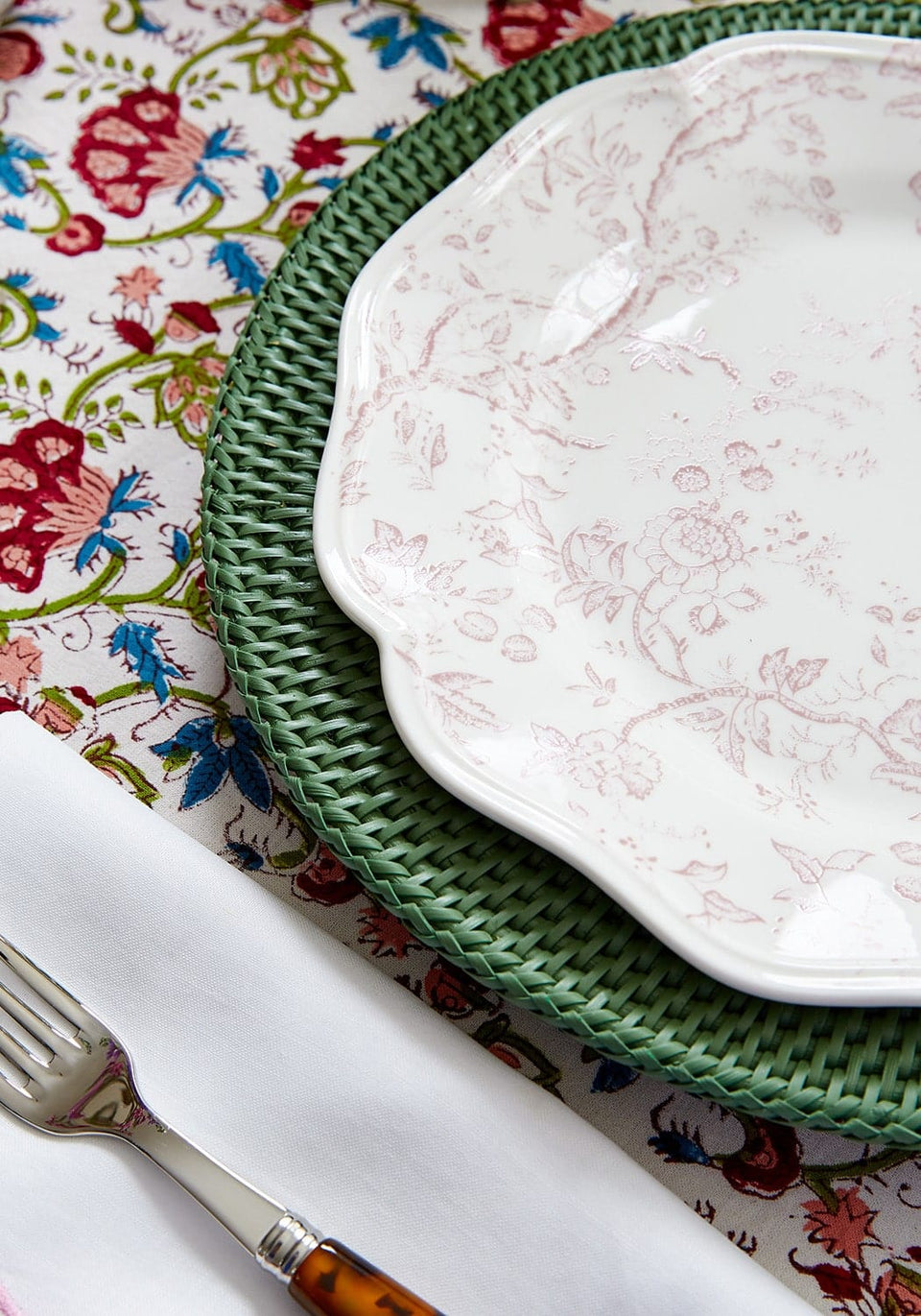 Diana Blossom Salad Plate - Set of 6 - Casa by Josephine Jenno