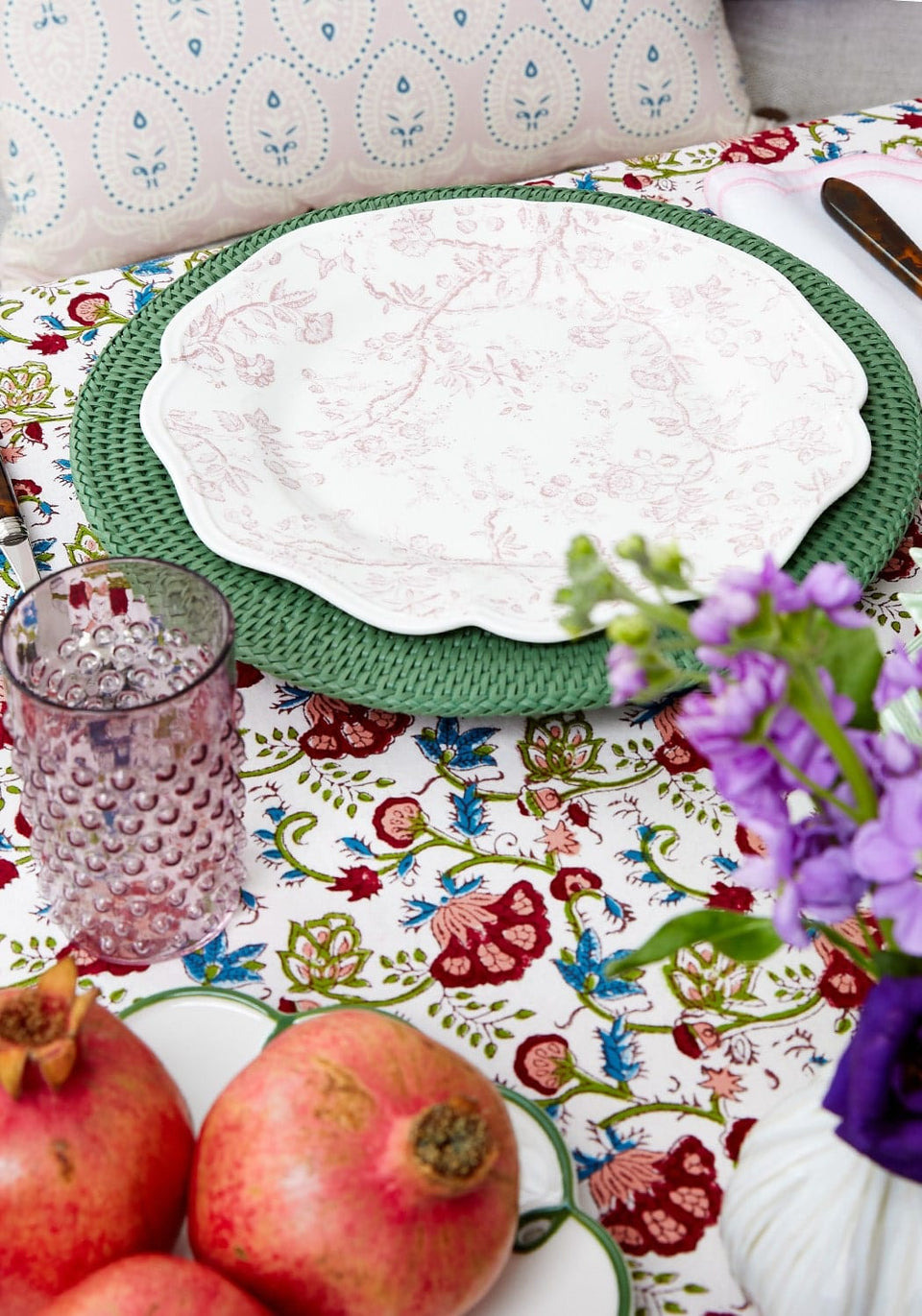 Diana Blossom Salad Plate - Set of 6 - Casa by Josephine Jenno