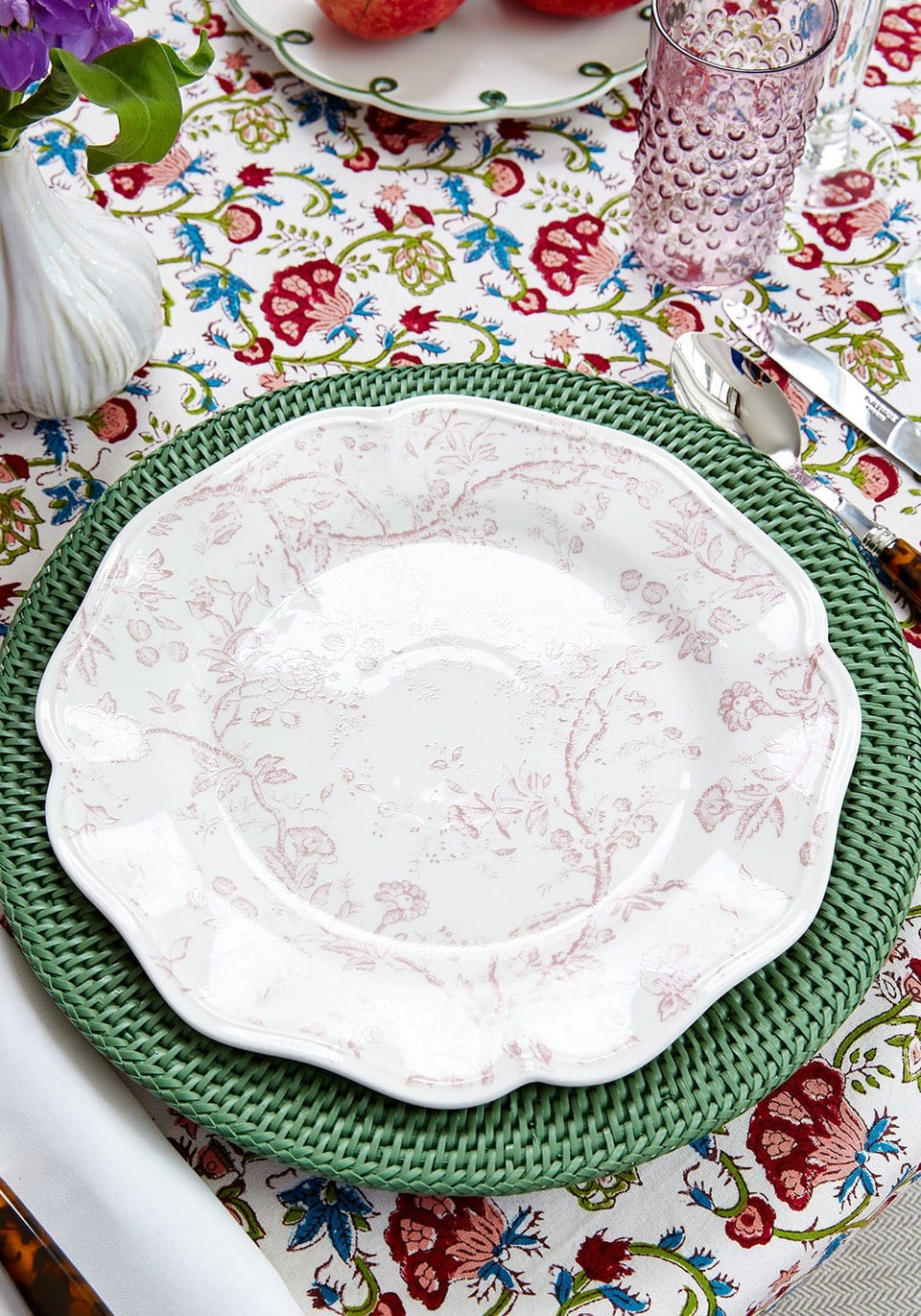 Diana Blossom Salad Plate - Set of 6 - Casa by Josephine Jenno