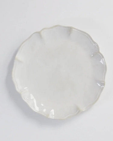 Simple Stoneware - White Dinner Plates - Set of 4