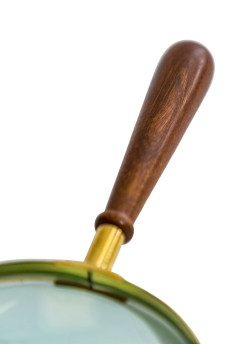 Giant Brass Magnifying Glass with Wooden Handle - Casa by Josephine Jenno
