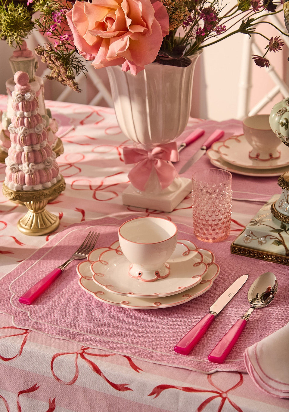 Pink Dew Drop Tumblers - Set of 4