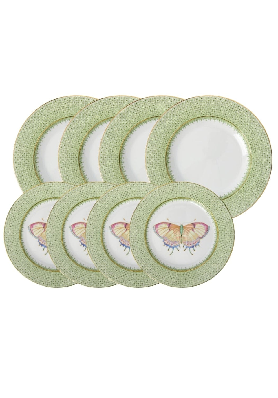 Green Apple Lace Plate Set