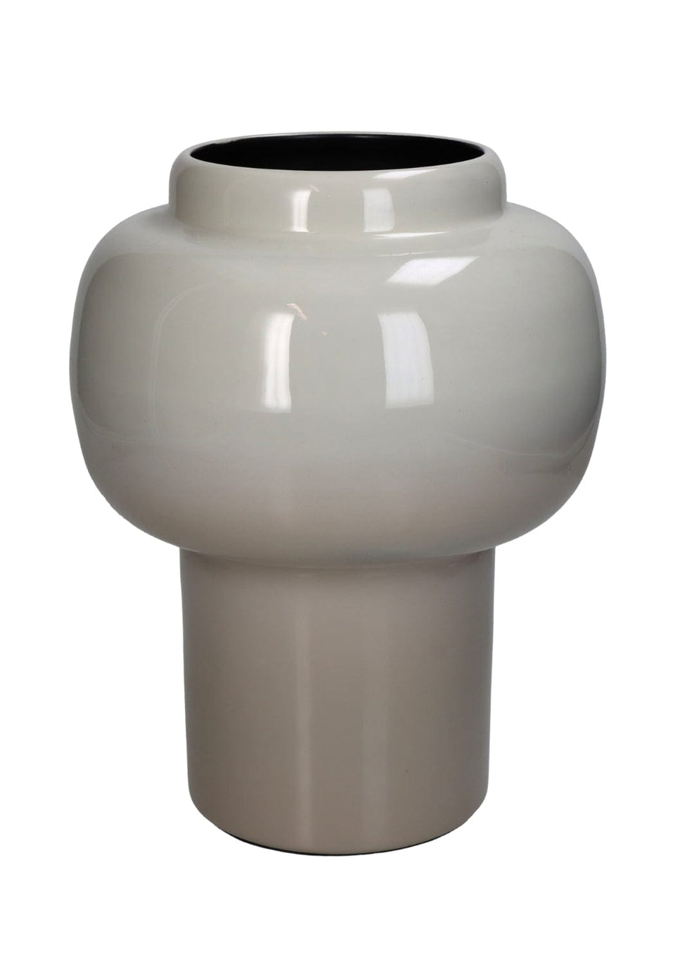 Olivia Black Modernist Vase - Casa by Josephine Jenno