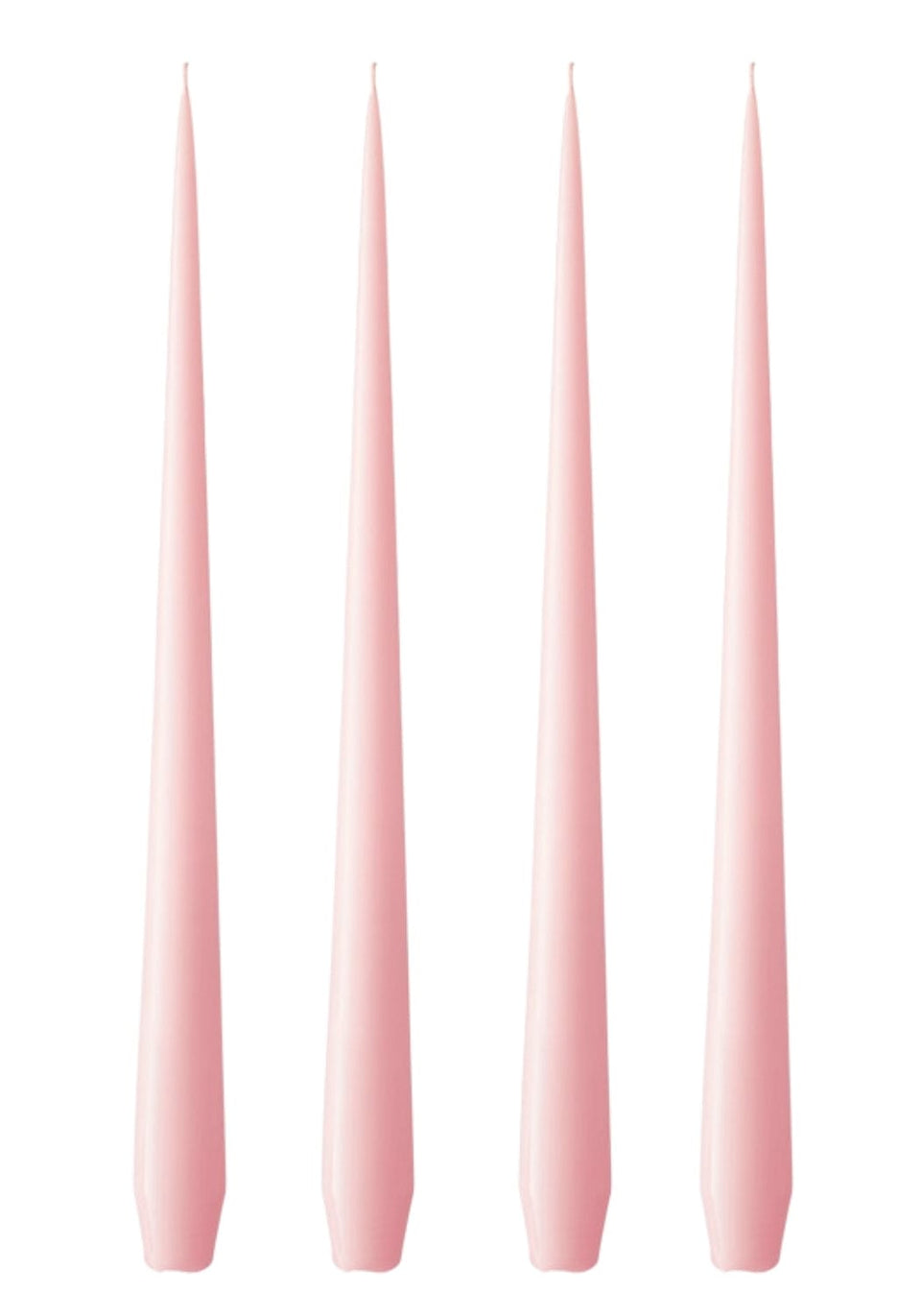 Olivia's Rose Quartz Large Taper Candles - Casa by Josephine Jenno