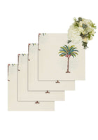 Palm Tree Table Napkin - I Dream of Genie - Set of 4