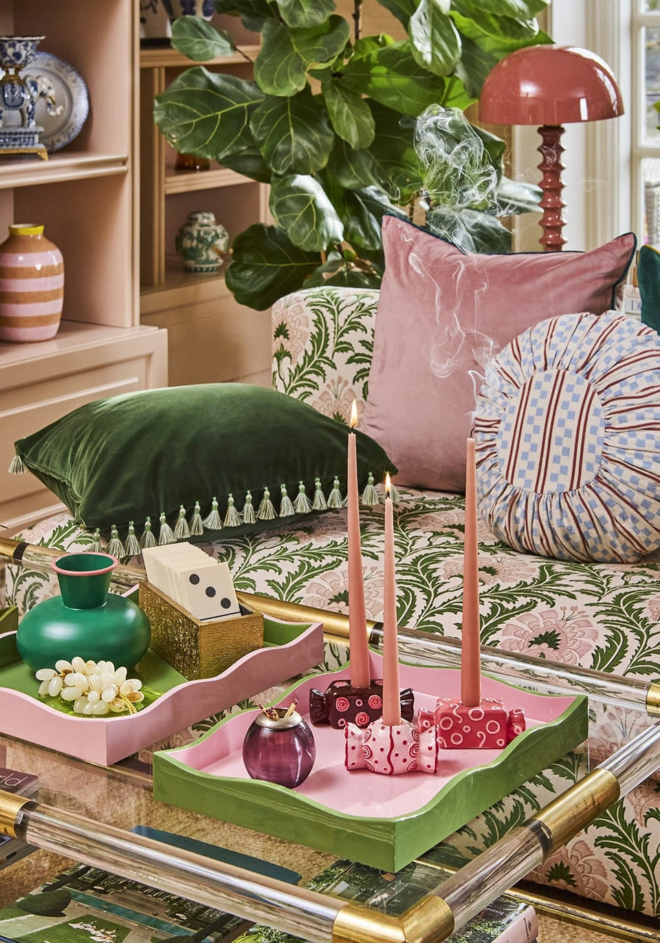 Penny Ribbed Lamp - Terracotta - Casa by Josephine Jenno