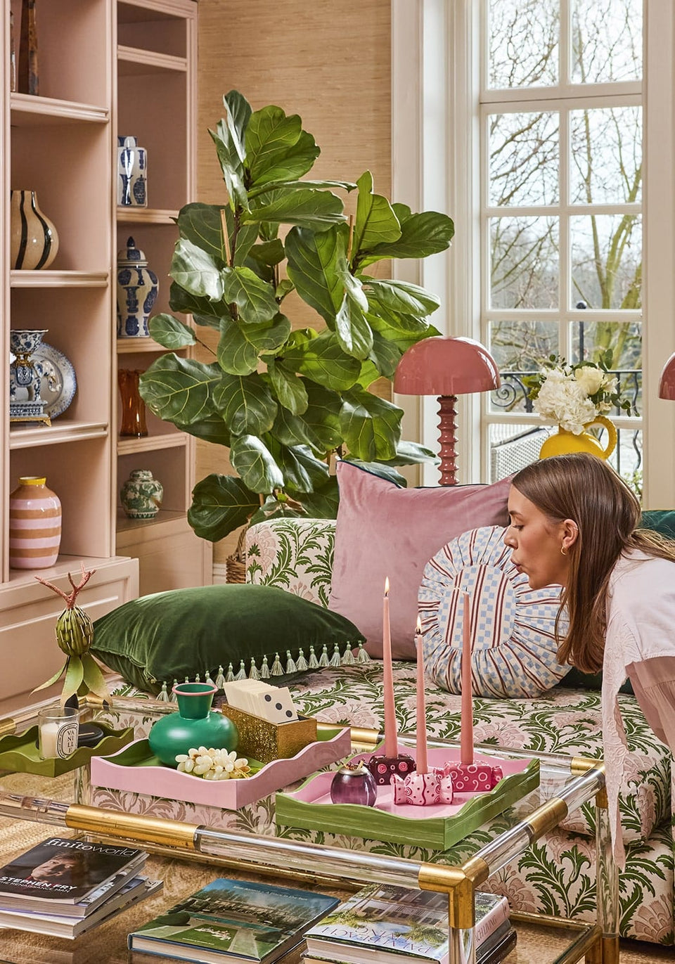 Penny Ribbed Lamp - Terracotta - Casa by Josephine Jenno