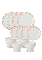 Pretty in Pink Scalloped Set