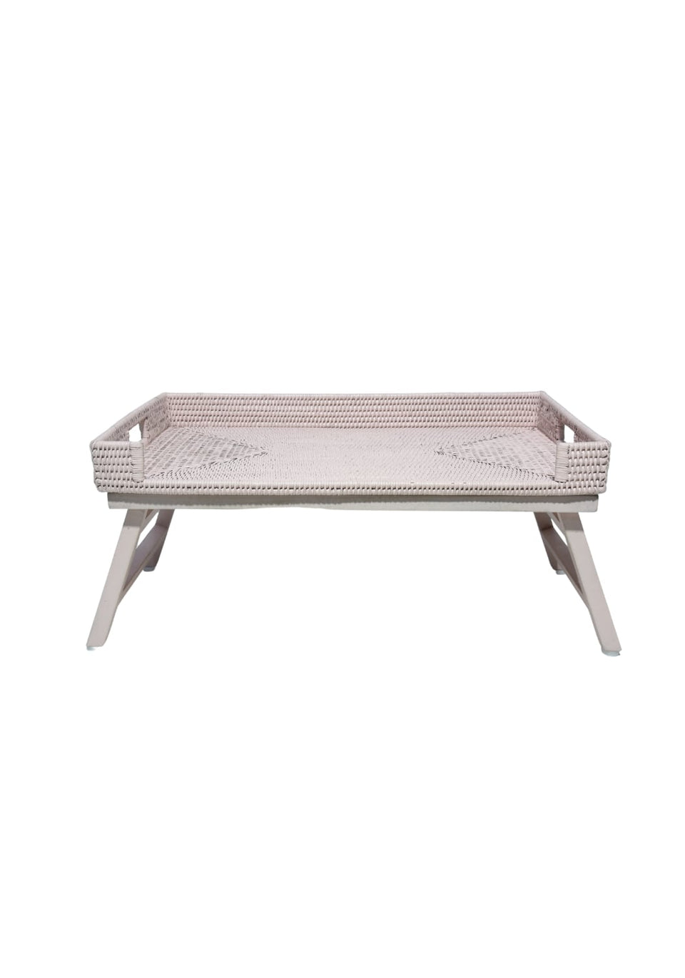 Rattan Breakfast Tray - Pink - Casa by Josephine Jenno