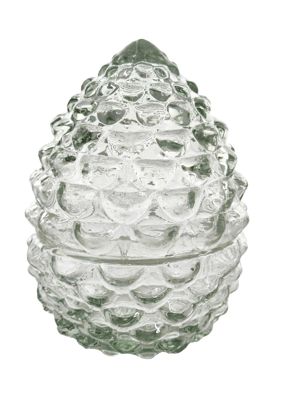 Seraphina Frosted Glass Pine Cone Set x 3 - Casa by Josephine Jenno