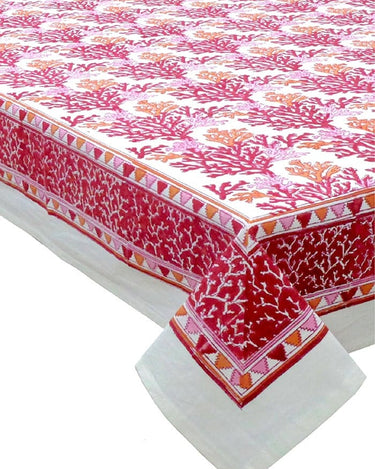 Coral Rose Serenity Tablecloth