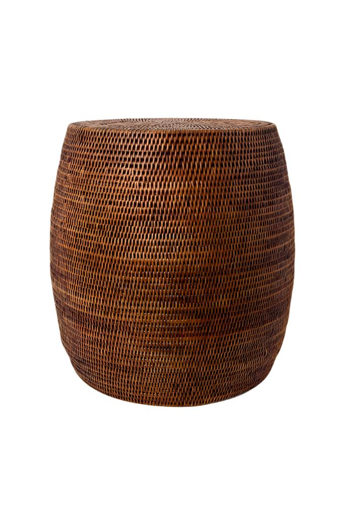 Taj Rattan Stool - Casa by Josephine Jenno