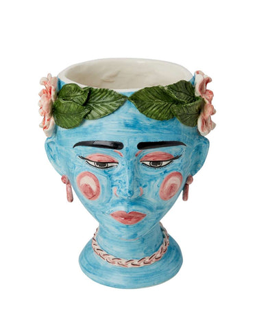 Testa Di Moro Head - Turquoise Times (Not the White Lotus Kind) Bust Statue - Casa by Josephine Jenno