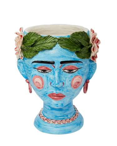 Testa Di Moro Head - Turquoise Times (Not the White Lotus Kind) Bust Statue - Casa by Josephine Jenno