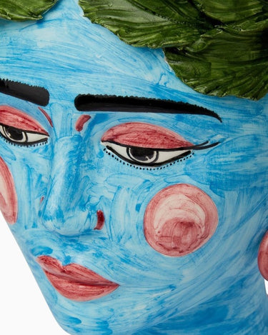 Testa Di Moro Head - Turquoise Times (Not the White Lotus Kind) Bust Statue - Casa by Josephine Jenno