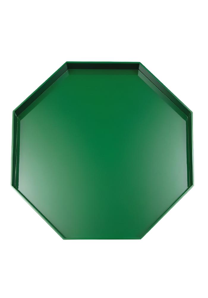 Ursula's Favourite Large Octagon Tray - Emerald - Casa by Josephine Jenno