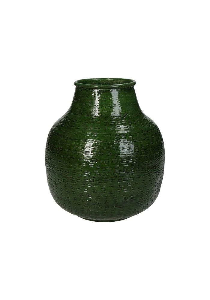 Vase Green 15x15x17cm