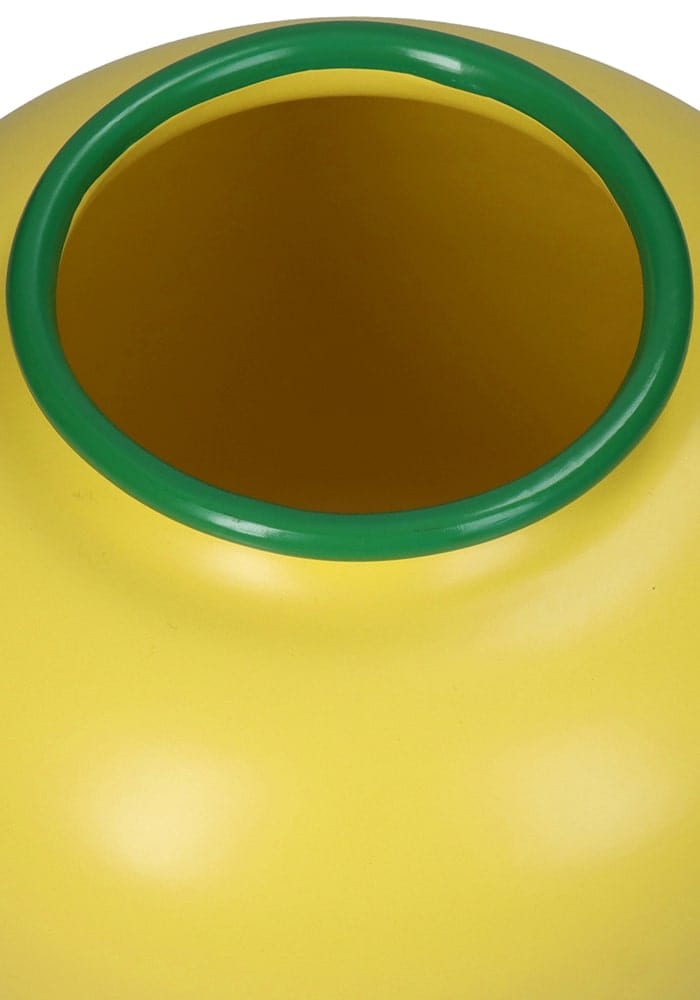 Vase Yellow 20x20x16cm