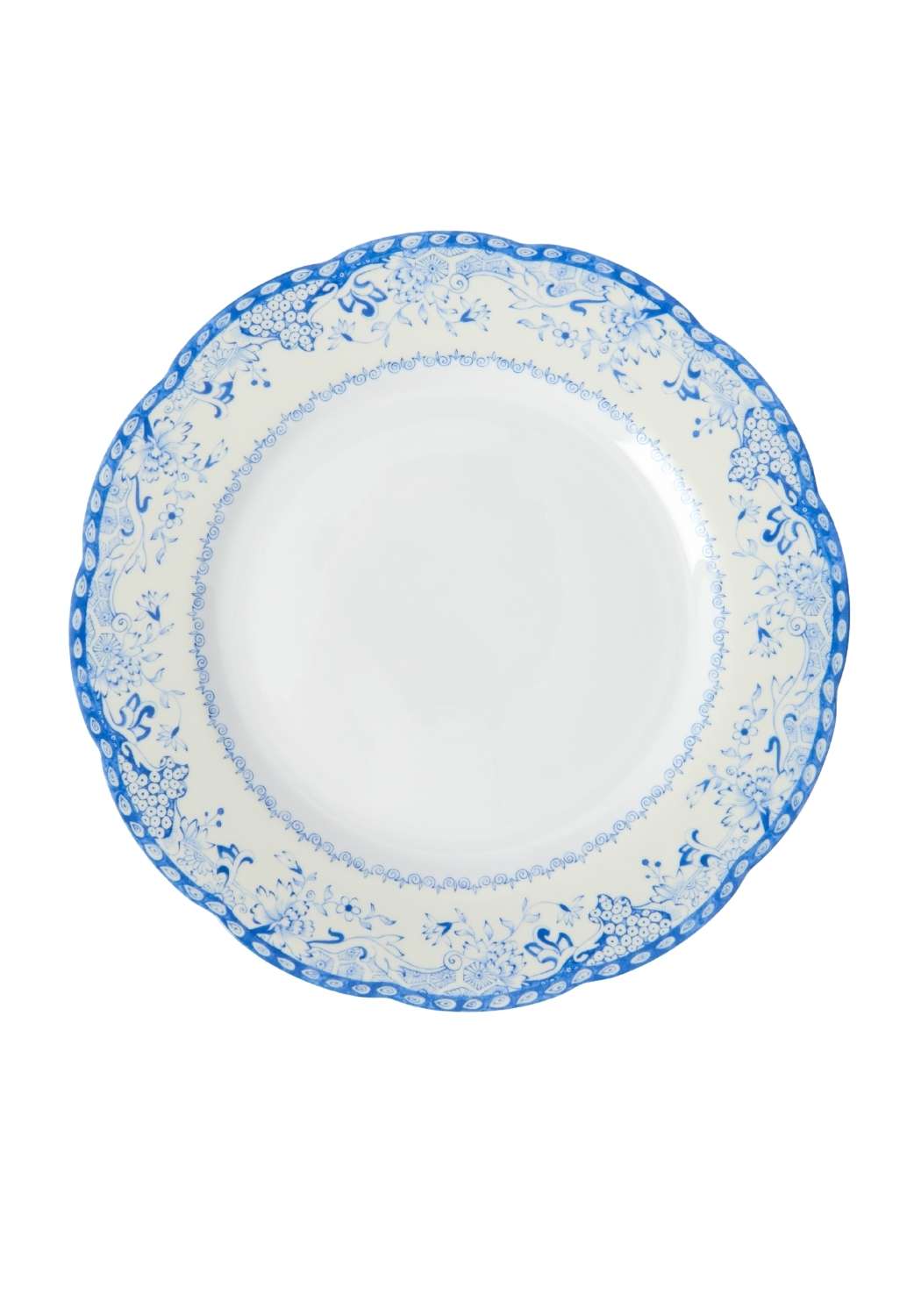 Virginia Blue and White Dinner Plates - Set of 4 - Casa by Josephine Jenno