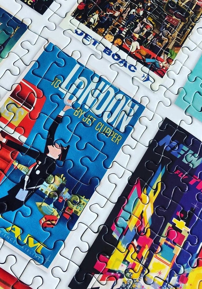 Wanderlust Vintage Travel Puzzle - Casa by Josephine Jenno