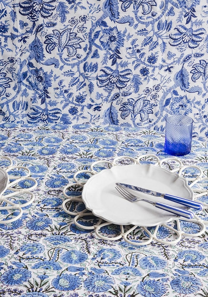 4 - Piece Candy Stripe Blue And White Cutlery Set - Casa by Josephine Jenno