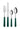 4-Piece Forest Green Cutlery Set