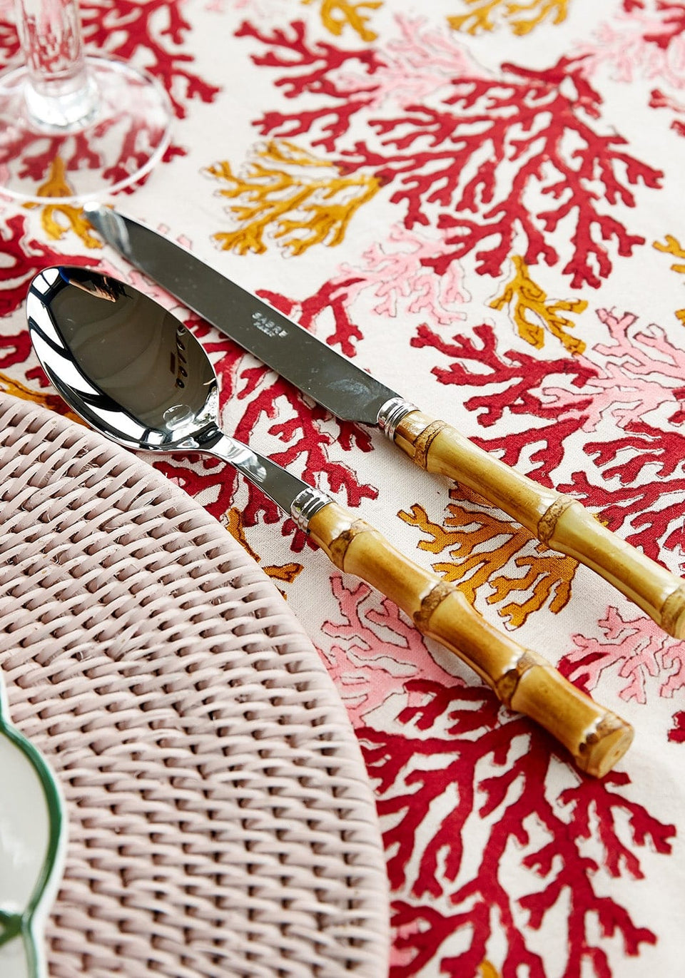 4 - Piece Picnic on Lake Anju Bamboo Cutlery Set - Casa by Josephine Jenno