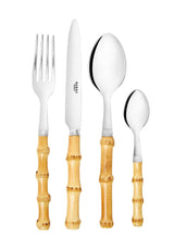 4 - Piece Picnic on Lake Anju Bamboo Cutlery Set - Casa by Josephine Jenno