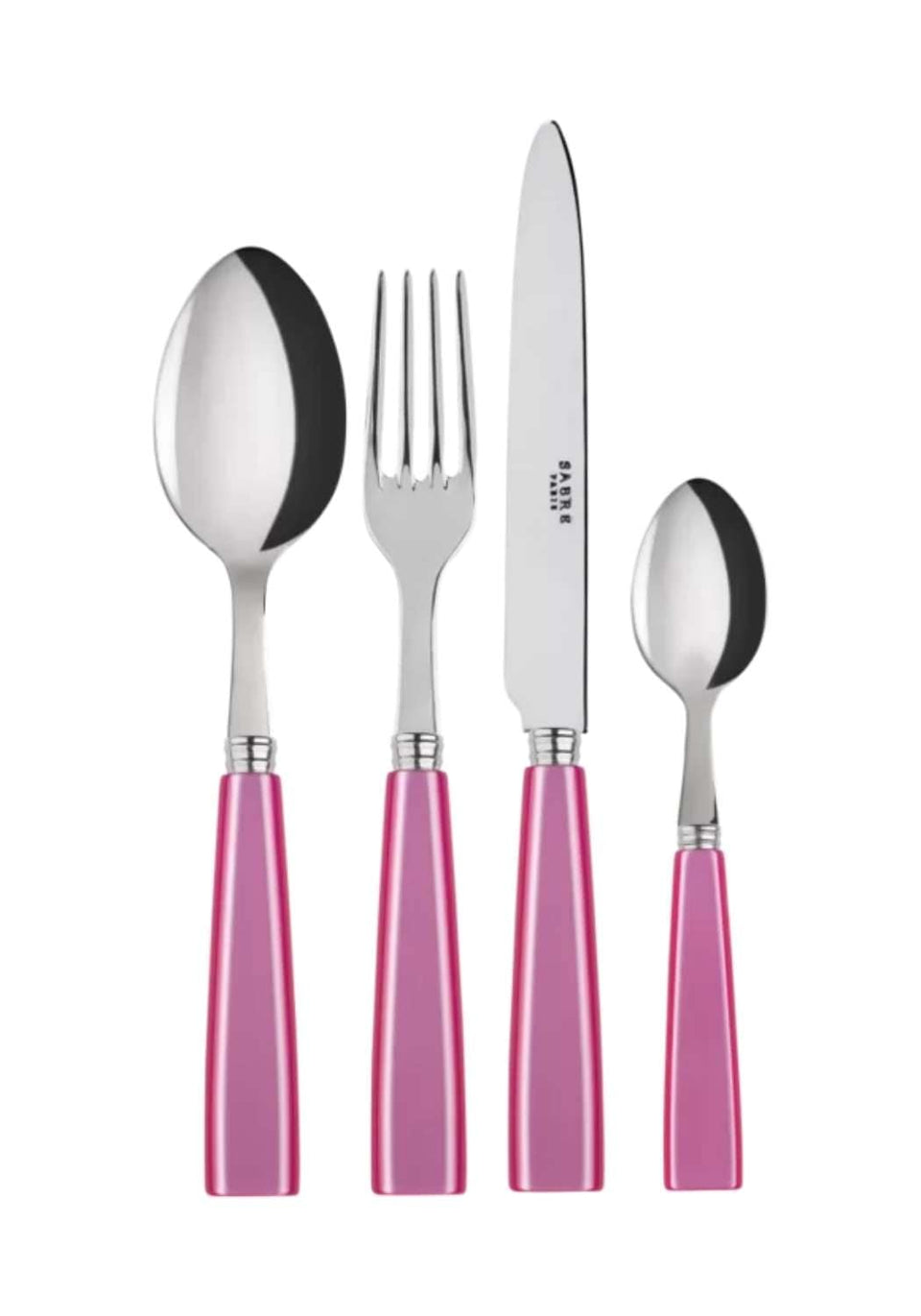 4 - Piece Pink Cutlery Set - Set the Barbie Trend - Casa by Josephine Jenno