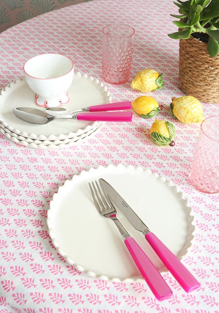 4 - Piece Pink Cutlery Set - Set the Barbie Trend - Casa by Josephine Jenno