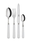 4- Pieces Pop Unis White Cutlery Set