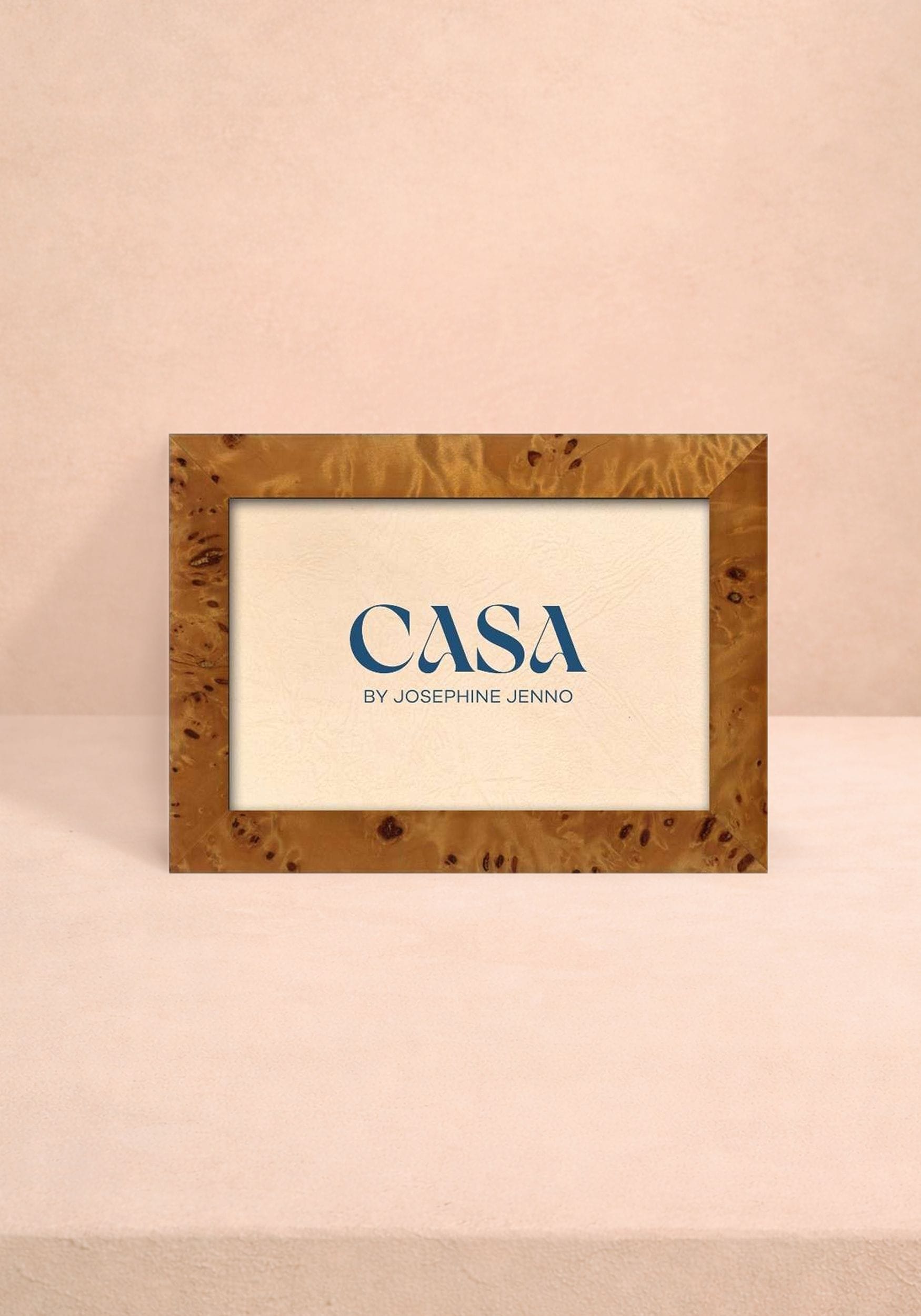 Bird's Eye Maple Style Marquetry Frame 7x5"