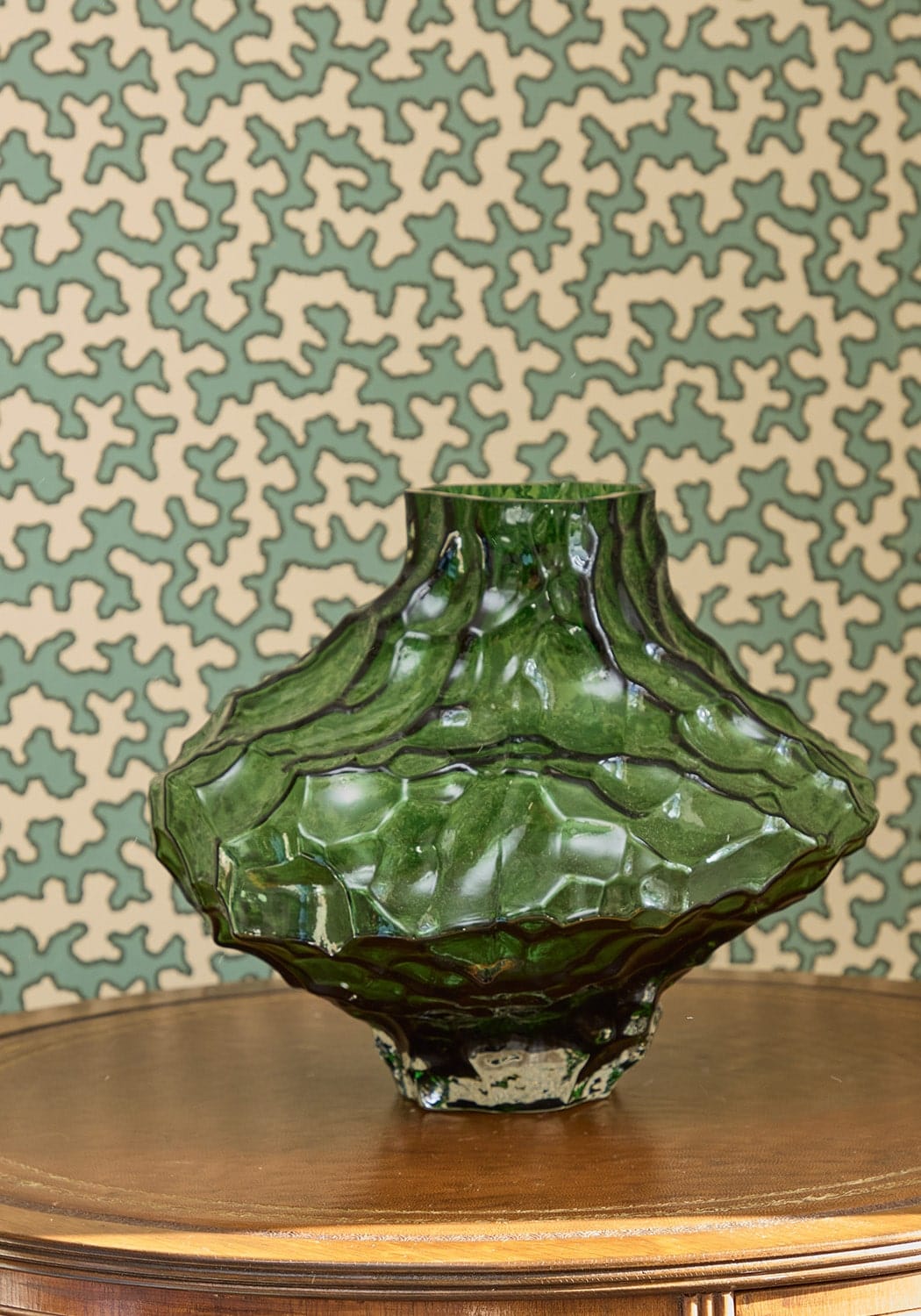 Camilla Emerald Ripple Vase