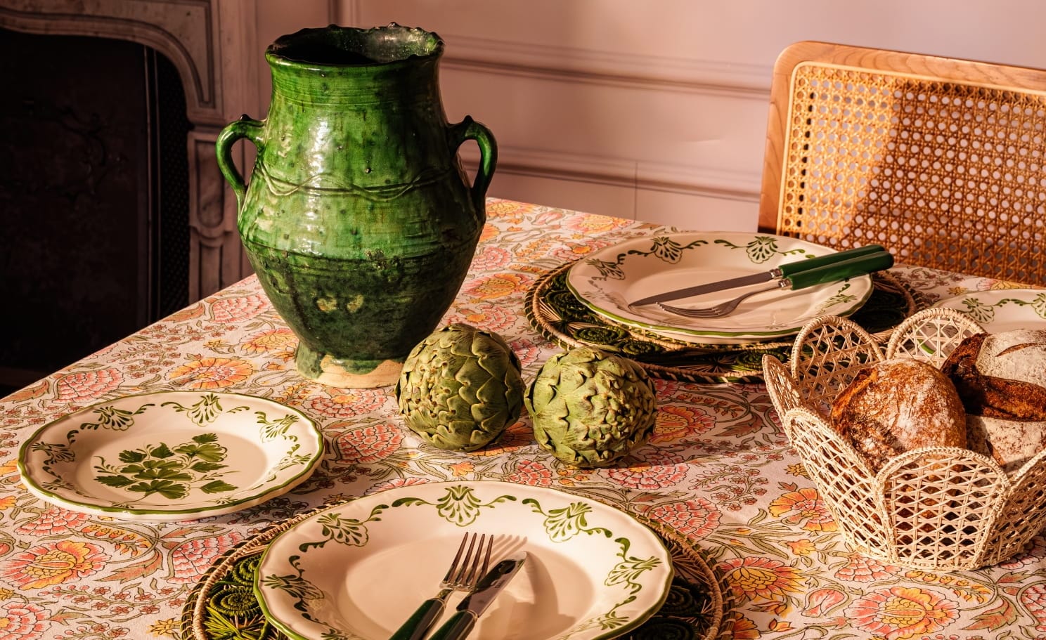 Freesia Table Setting