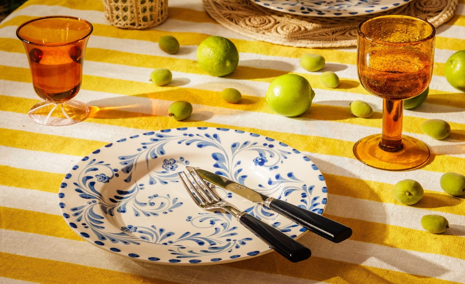 Mimosa Table Setting